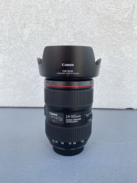 Canon EF 24-105 f4 L IS II USM + Canon EW-83M