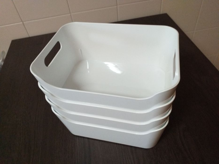 SEM USO Caixas Variera IKEA 24x17x10 alt,PREÇO UNIDADE,em mão,veja zonas