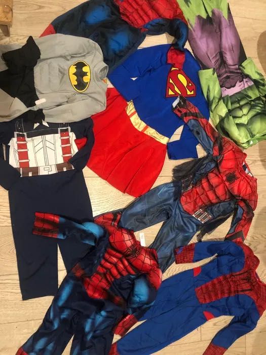 Карнавальн  костюми супер-героїв SpiderMan, Бетмен, Халк