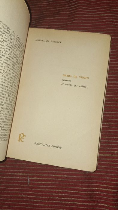 Manuel da Fonseca seara de vento 2 edição
