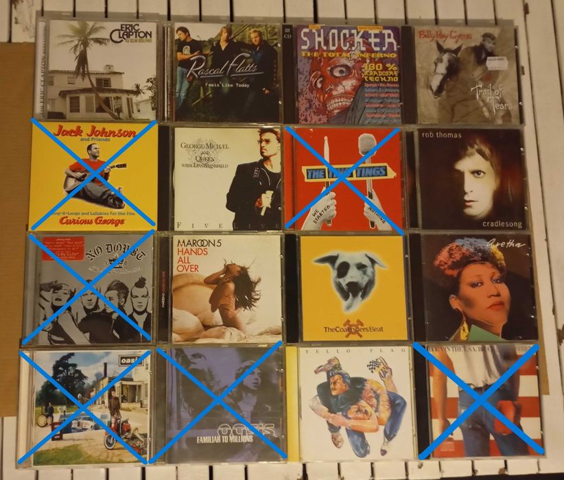 72 CD de Pop / Rock / Eletronic / Soundtracks (desde 3€)