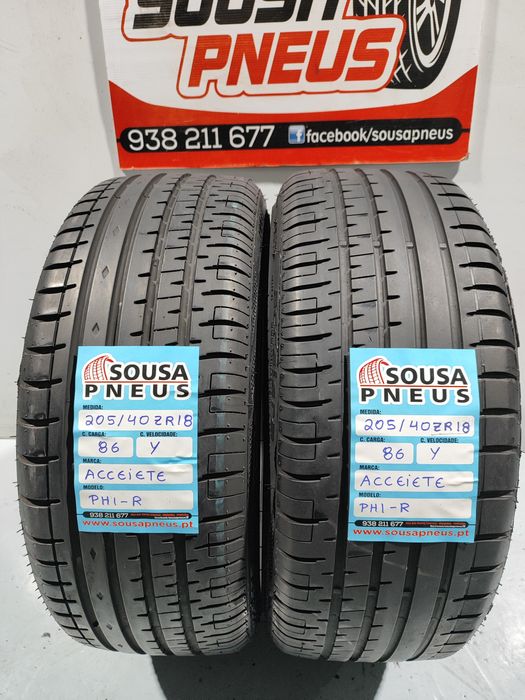 2 pneus semi novos 205-40R18 - Oferta
