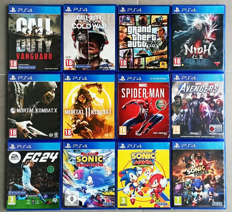 Jogos Playstation 4 e 5 (PS4) (PS5)