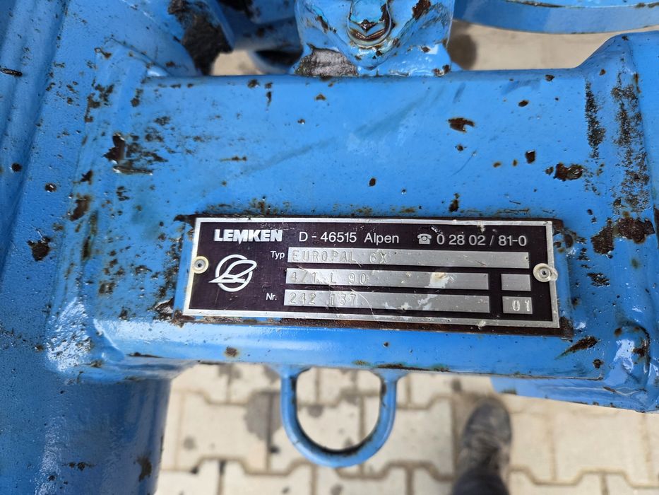 Lemken europal 6x