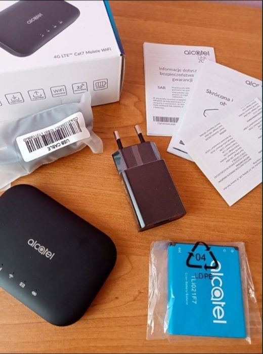 Nowy Router Alcater Link Zone 4G LTE CAT 7 czarny