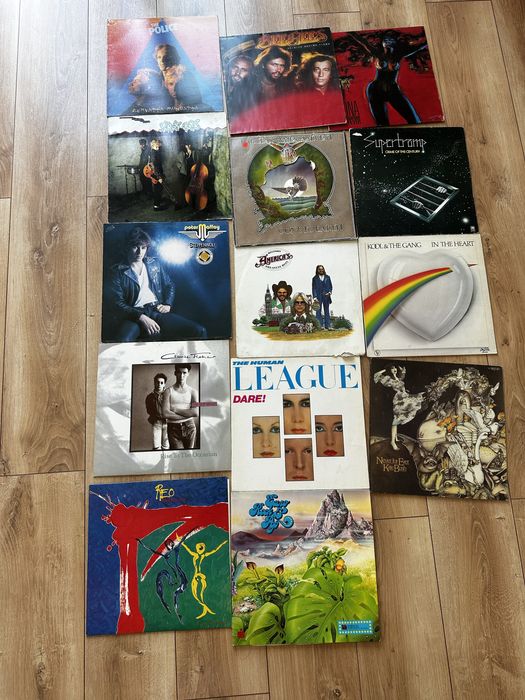 Plyty winylowe zestaw the police, kate bush, beegees i inne