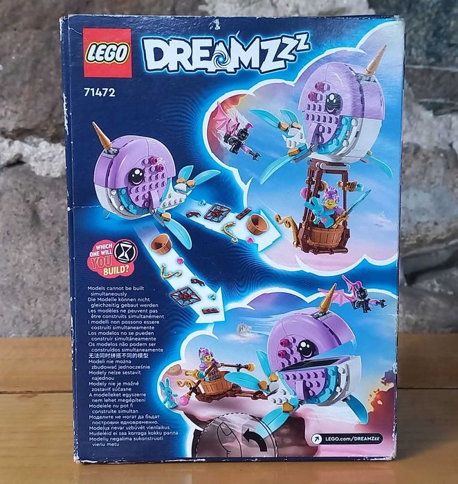 Lego DreamZzz - Zestaw 71472 - Balon w kształcie narwala Izzie
