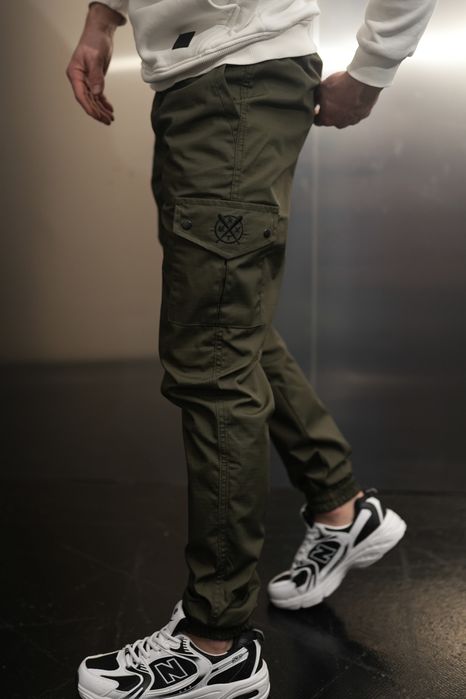 ТОП ЯКІСТЬ! Стильні карго штани на манжеті, чоловічі брюки.