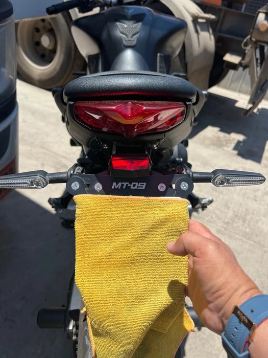Suporte matrícula yamaha MT09 2021 até 2025