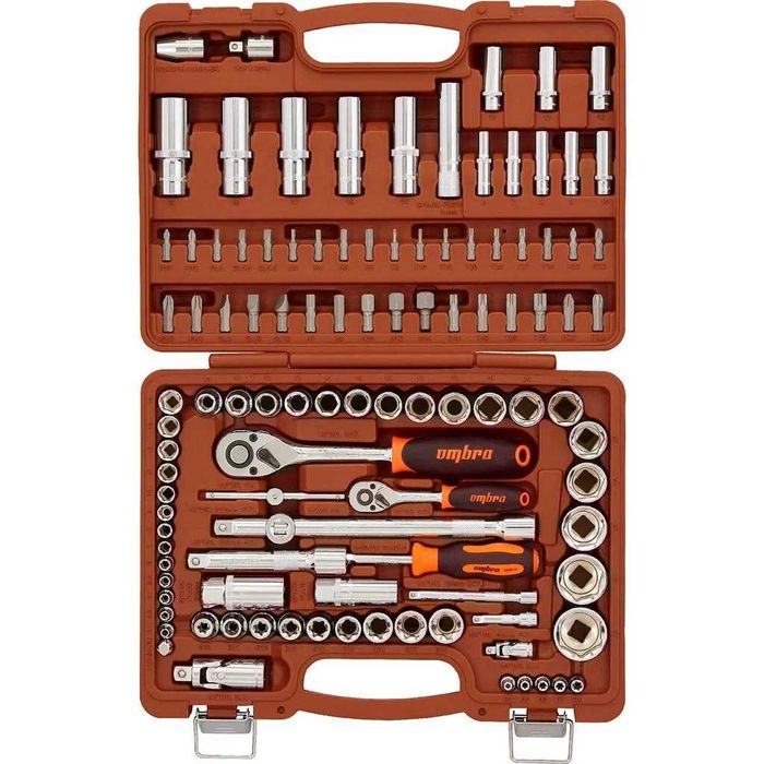 Набір інструментів Ombra 108 ел хром-ванадій набор головок ключей PL