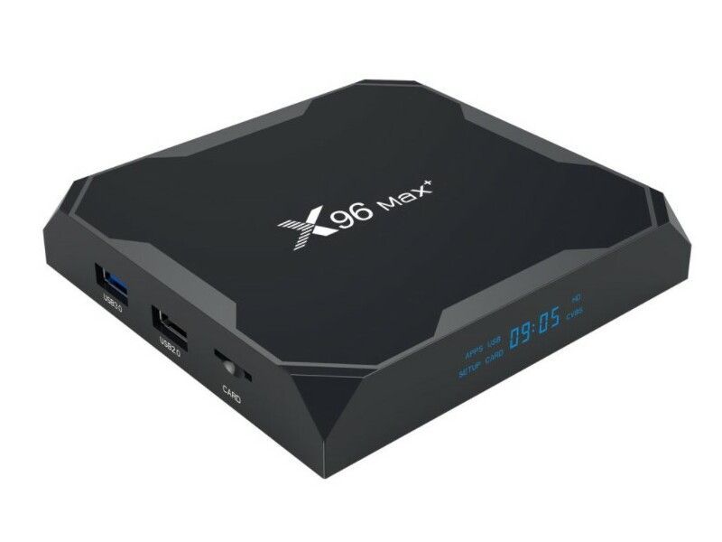 X96 MAX Plus + 4gb 32gb S905X3 Андроїд 9 смарт тв приставка Гарантія