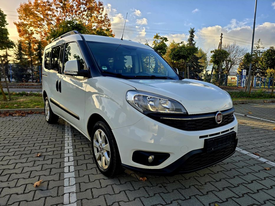 Zamiana Fiat Doblo 2xDrzwiPrzesuwneKlimatronicGrzaneFoteleElSzybyAlufelgi!