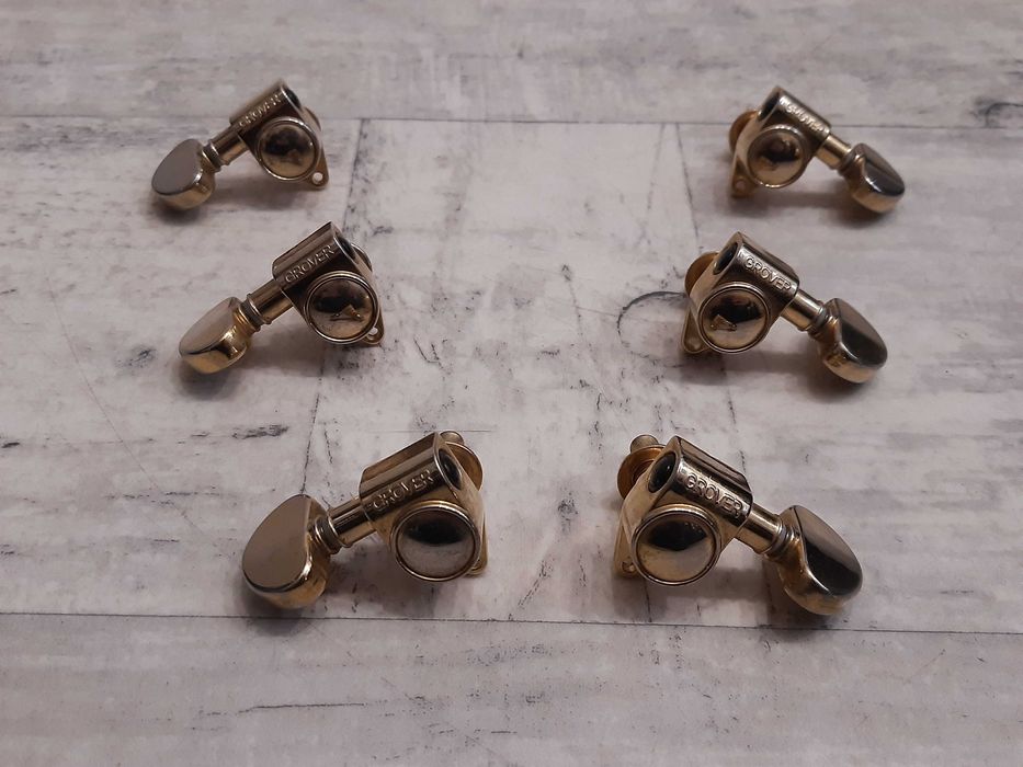 Klucze Gitarowe Grover Gold 3+3 Les Paul-SG- wysyłka lub dodam Gratis