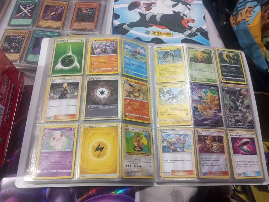 Grande lote pokemon, yu-gi-oh, invizimals, dragon  ball z