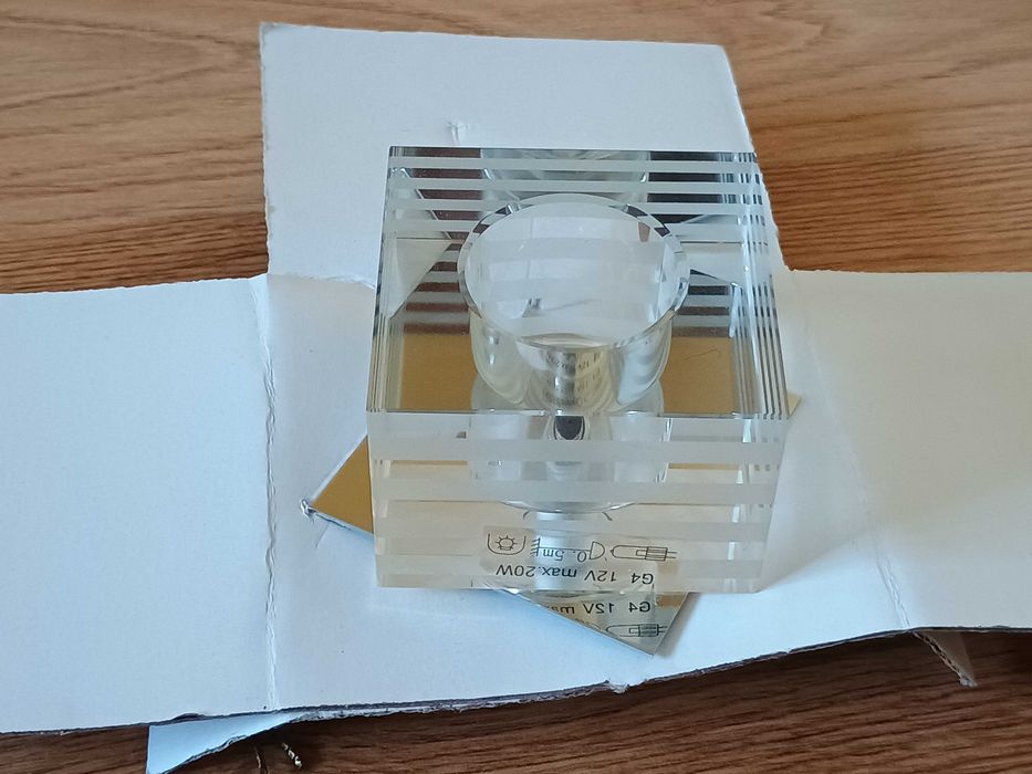 Lampa podtynkowa Cristaldream 1xG4 20W. Stan: nowy.