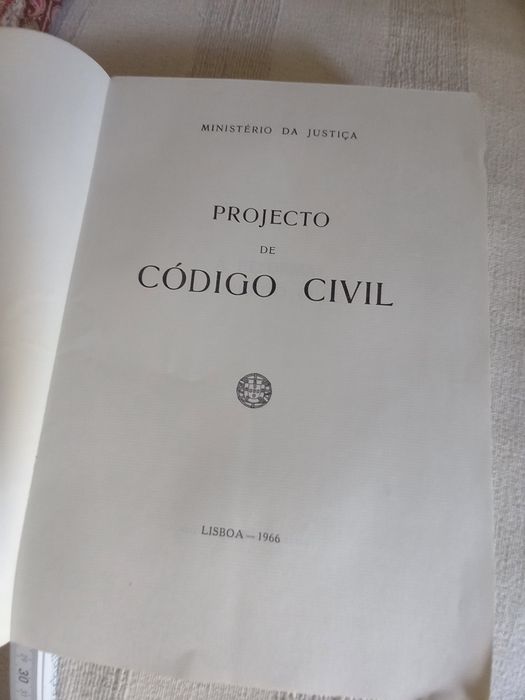 Projecto de Código Civil em 1962