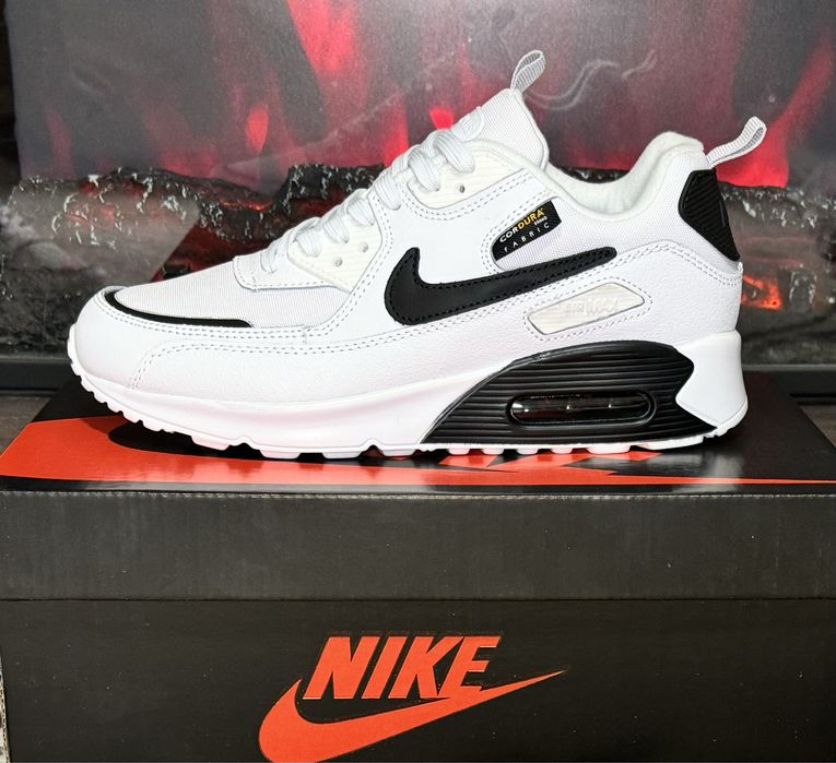 Кросівки Nike Air Max 90 Surplus White/Black  розміри 41-46
