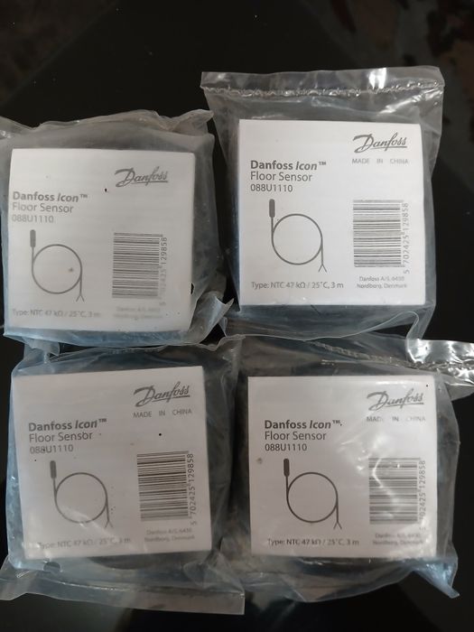 Датчик температури підлоги Danfoss Icon Sensor для 24V/230V довжина кабелю 3 м