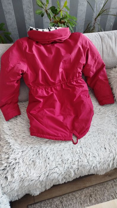 Ciepła kurtka parka płaszczyk duża