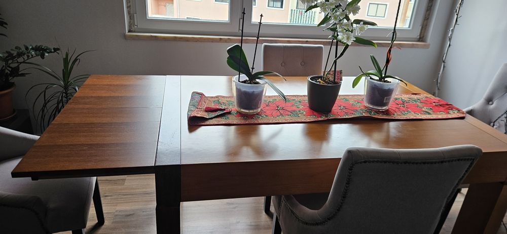 Mesa jantar extensível +40cm