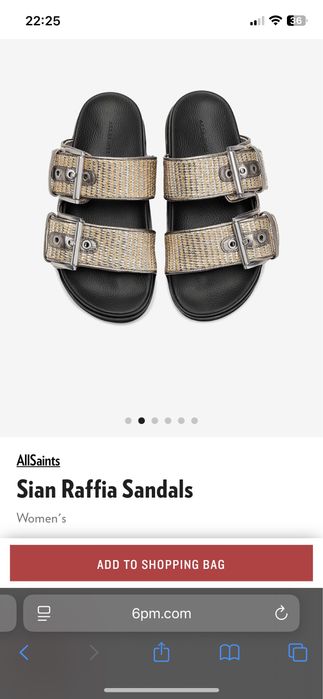 Сандалі AllSaints 9 розмір, йдуть на 38.5 /24.5-25см