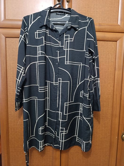 WAIKIKI Classic Узорчатая Женская Рубашка-туника 42 р.