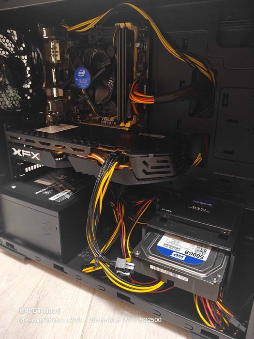 Компьютер i5-4570/RX 580 XFX GTS 8gb/DDR3 2x8gb (16gb)/240SSD/500hdd