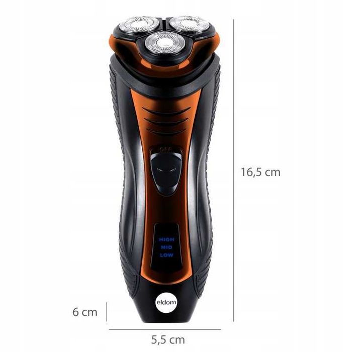 MASZYNKA do golenia BRODY trymer 3 OSTRZA golarka MĘSKA