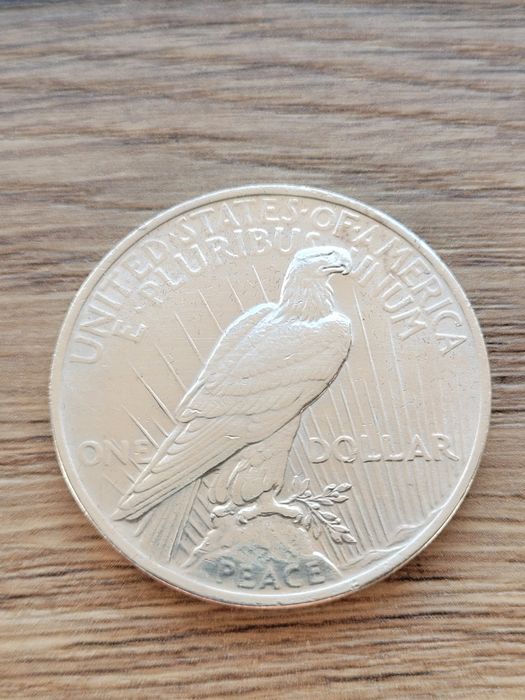 1 Dolar Pokoju 1923 r. Oryginał w bardzo dobrym stanie