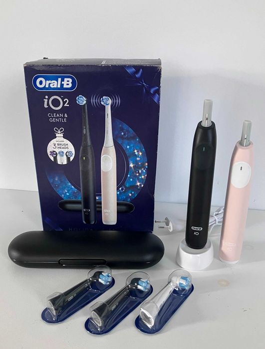 ORAL-B iO gen.2 Zestaw 2 Szczoteczek Czarna i Różowa