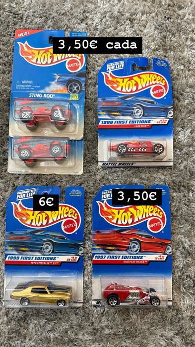 Hot Wheels - carrinhos