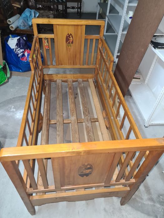 Berço vintage completo