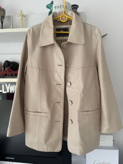 Andrzej Jedynak M skóra skórzany beżowy uroczy damski