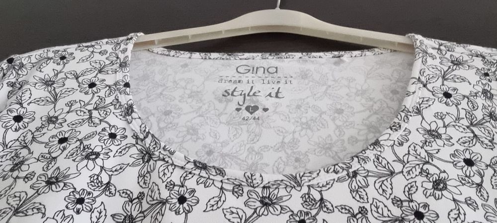 XL /42/44 G!na nowa bawełniana bluzeczka w kwiatuszki
