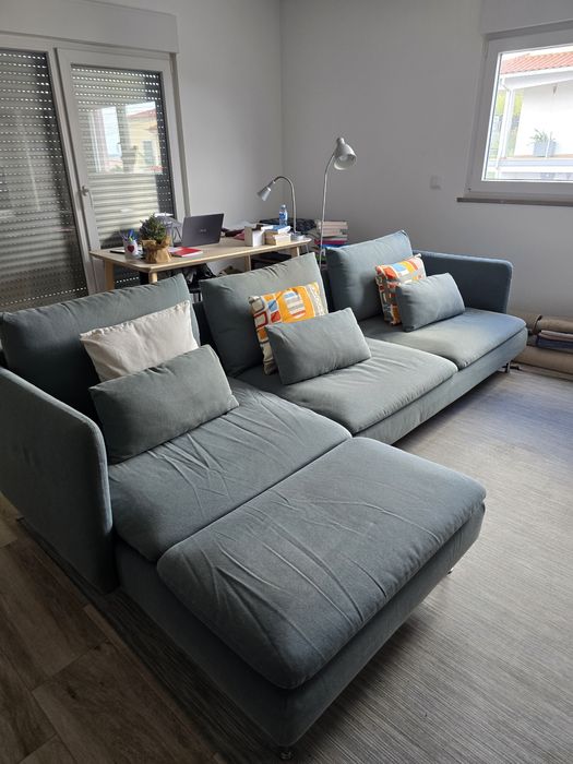 Sofá 3 lugares com Chaise long