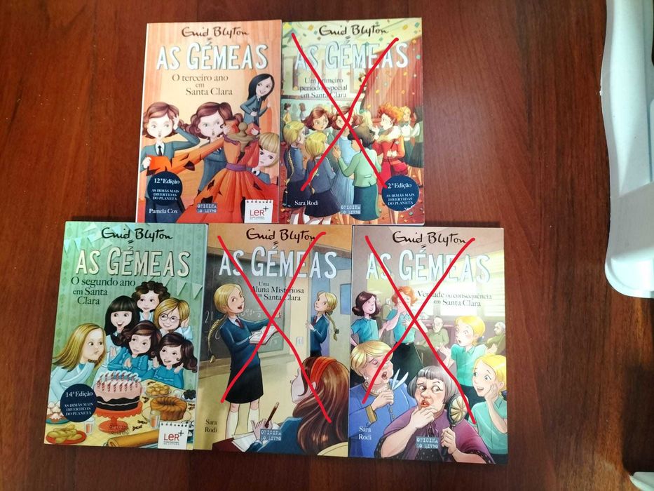 Various "The Twins" Books by Enid Blyton
