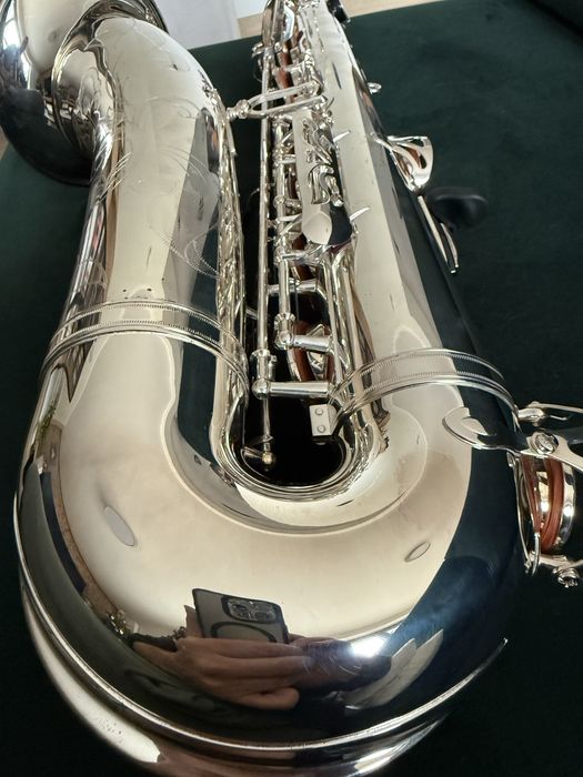 Saksofon tenorowy Yamaha 62 (2023), posrebrzany – jak nowy!