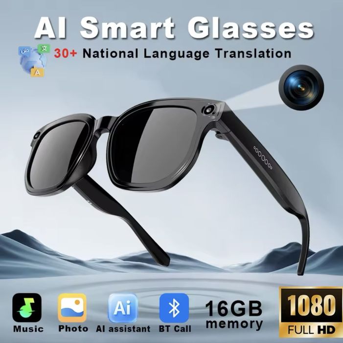 AI Smart Glasses розумні окуляри з камерою Bluetooth та перекладачем