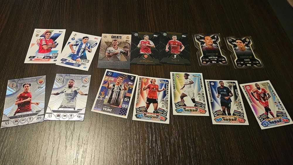 Karty match attax extra 25/26 zestaw