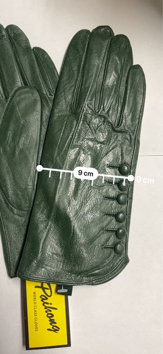 Rękawiczki skórzane nowe 7.5