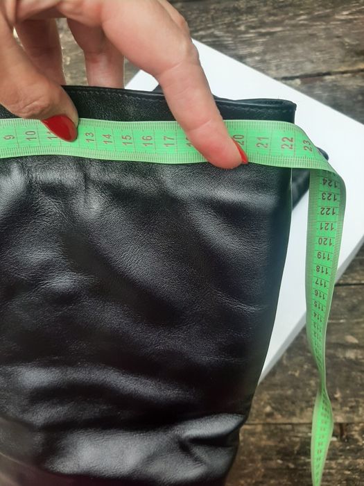 Высокие Сапоги евро зима натур.кожа на широкую голень 42-43см, 41р