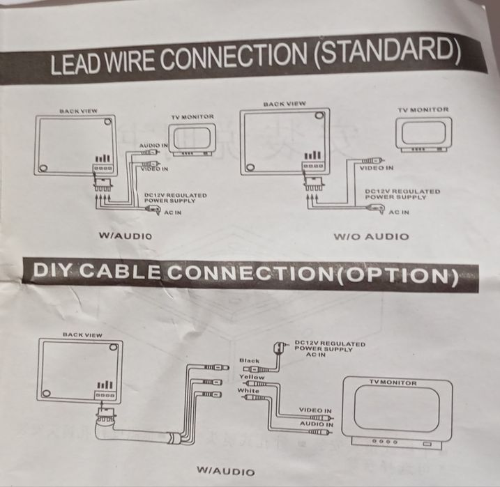 Mini Câmera CCTV  vigilância 2 unidades