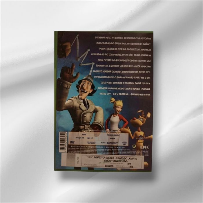 DVD Inspector Gadget - O Caso do Lagarto Voador Gigante