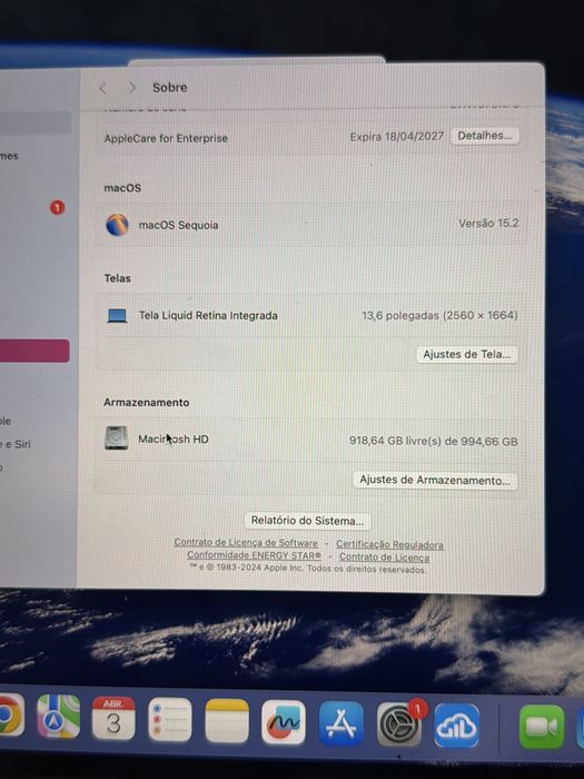 MacBook Air M2 (2022) 16GB RAM / 1TB SSD – Excelente estado