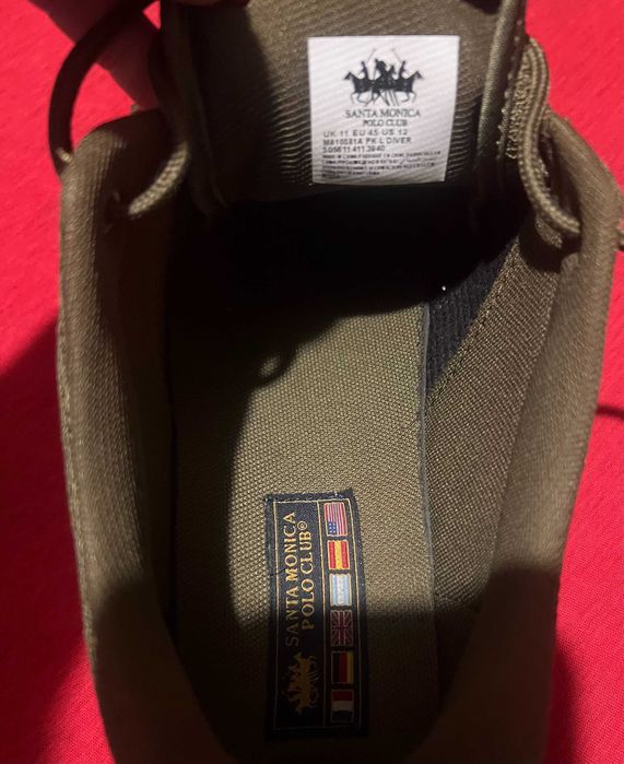 Стильные оригинальные кроссовки Santa Monica Polo Club р.45 29см идеал