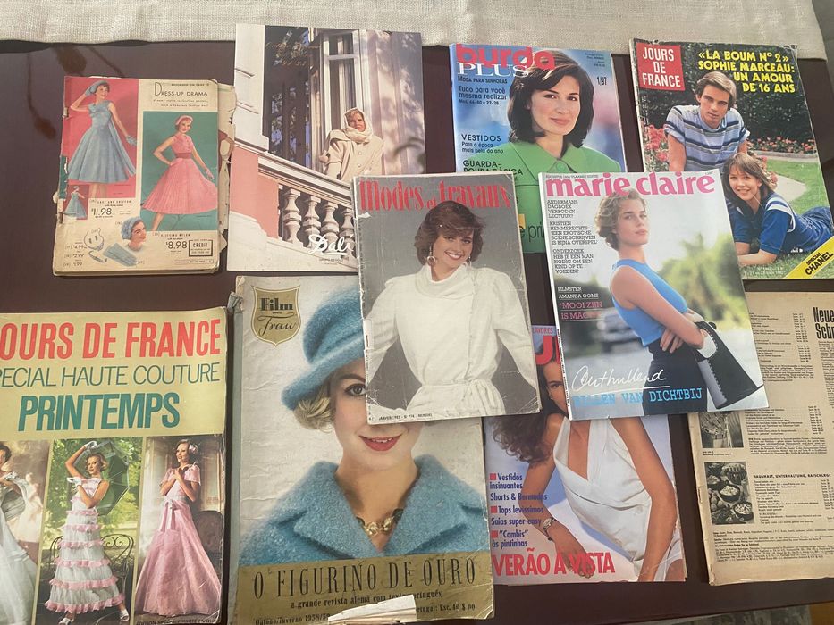 Revistas antigas de moda