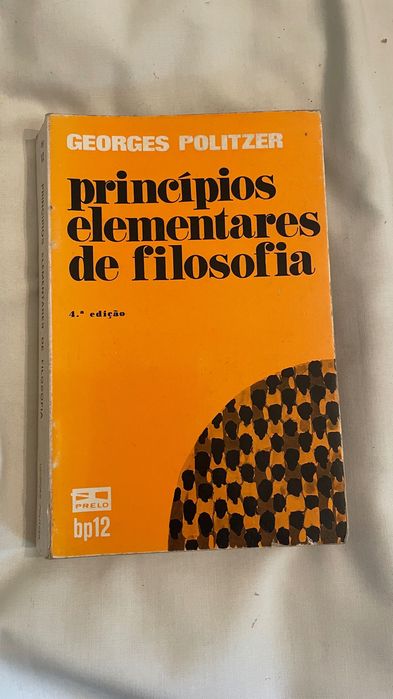 Livro Princípios Elementares De Filosofia
