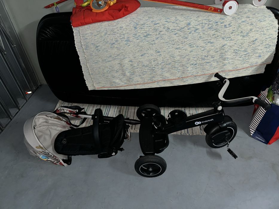 Triciclo evolutivo Kinderkraft dobrável e desmontável
