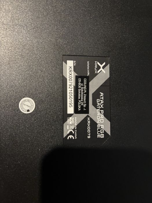 Krux Atax Pro RGB Gateron Blue