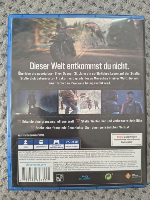 Days gone Ps4 J. Angielski